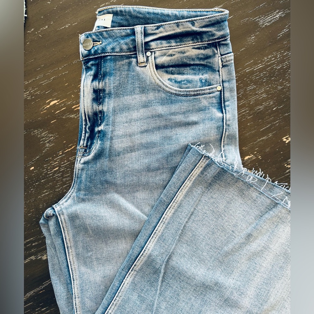 Super cute pair of Risen raw hem, crop jeans! Size 15.  Brand new, never worn!